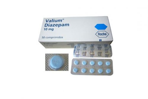 Valium Diazepam von Roche, spanische Packung Schlaftabletten