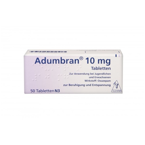 Adumbran Oxazepam (Benzodiazepine)