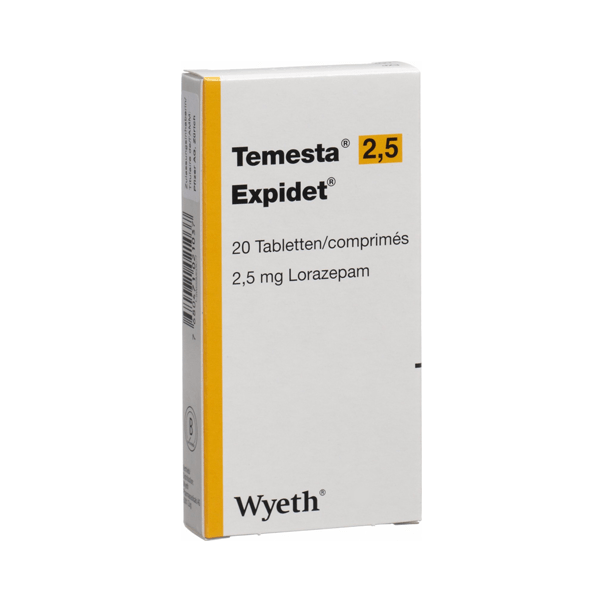 Temesta Expidet 2,5 mg (Lorazepam Schlaftabletten)