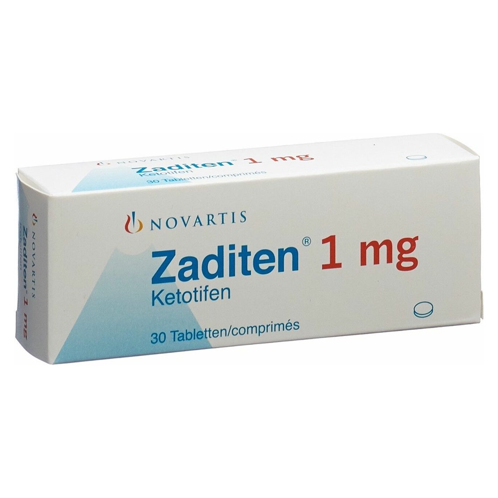 Zaditen Novartis 1 mg 30 Tabletten